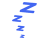 Sleep Zzz blue
