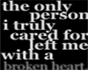 the only person