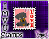 *EVE* Love Doggie Stamp