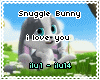 Snuggle Bunny-I love you