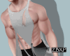Asher Torn Top White