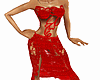Lopez Lace Red Dress