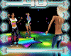 Rainbow Heart Club Floor