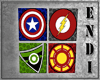 Superheroes Logos Set 2