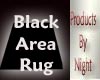 [N] Black Sq. Area Rug