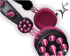 Headphones pink / black
