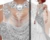 Silver  Wedding Dress