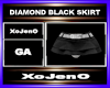 DIAMOND BLACK SKIRT
