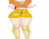 PVC skirt yellow