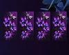 Purple Flowers Nails