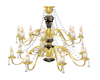 Gold Elegant Chandelier