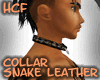 HCF Snake Leather Collar