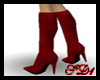 SD Stiletto Boots Red
