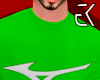 lime green shirt+Tattoo