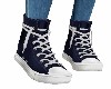 HIGH  TOPS  *NAVY  BLUE*