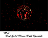 Red Gold Disco Ball