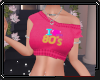 {D} 80's Pink Top