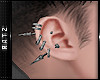 M| Silver Ear Piercings