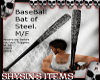 Baseball Bat Steel M/F