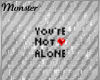/B/ Your Not Alone Badge