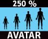 Avatar Scaler 250 %
