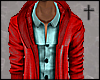 Jacket  + Button Dwn Red