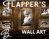 *B* Flappers Wall Art