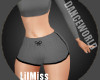 LilMiss Grey Gym Shorts