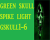 Green Skull Spike Light