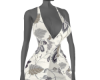 Gray Floral Dress DQJ