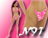 pinktile bikini bottom