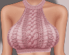E* Pink Crochet Top