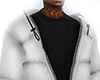 Puffer Hoodie White