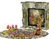 Gold Ore Fireplace