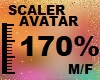 170 % AVATAR SCALER M/F