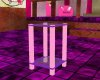 pink end table