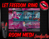 freedom ring room mesh