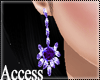 A. Kysha Violet Earrings