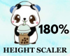 Height Scaler 180%