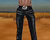 Black Leather Pants (M)