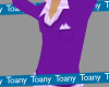 [T] Purple Formal Top