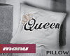 m' Queen Pillow White