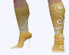 GOLD~N~WHITE BOOTS