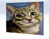 Cat oil painting 3