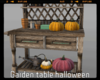*Garden table halloween