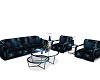 ~LL~BLUE LOUNGE SOFASET2