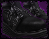 Goth boots very black F