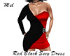 Red Black Sexy Dress RLS
