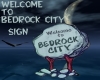 Bedrock City Sign