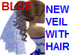 NewBLUE Wedd Veil w/Hair